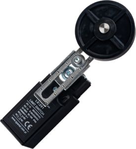 Spamel Łącznik krańcowy 1Z 1R tworzywo popychacz z rolką (LK291)