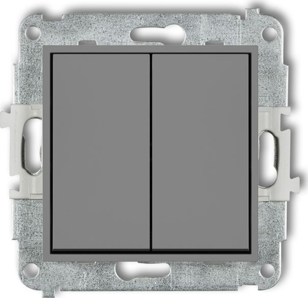 Karlik Mini Łącznik świecznikowy szary mat (27MWP-2)