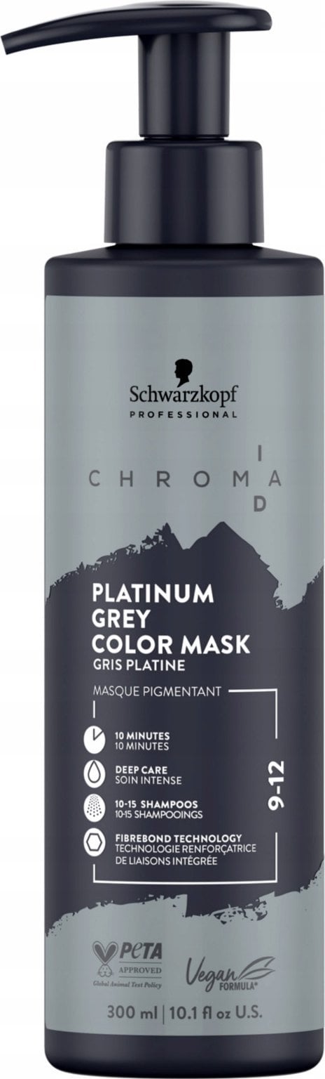 Schwarzkopf Chroma ID Color Mask 300ml - 9-12 Platinos pilkas