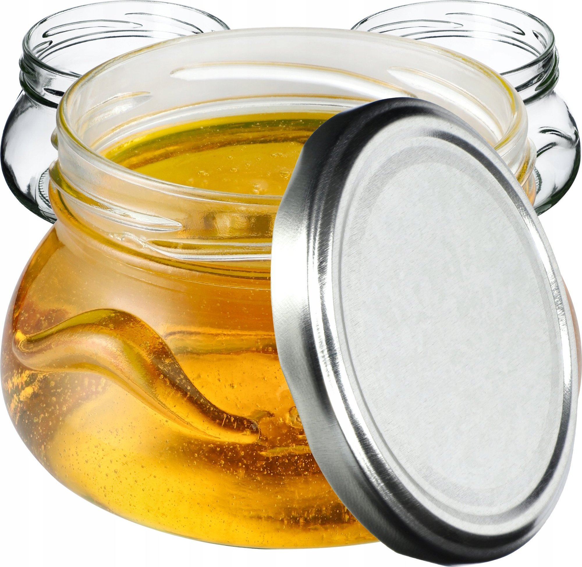 Kadax 100x Słoiki Szklane 300ml Na Przetwory Dżem Miód