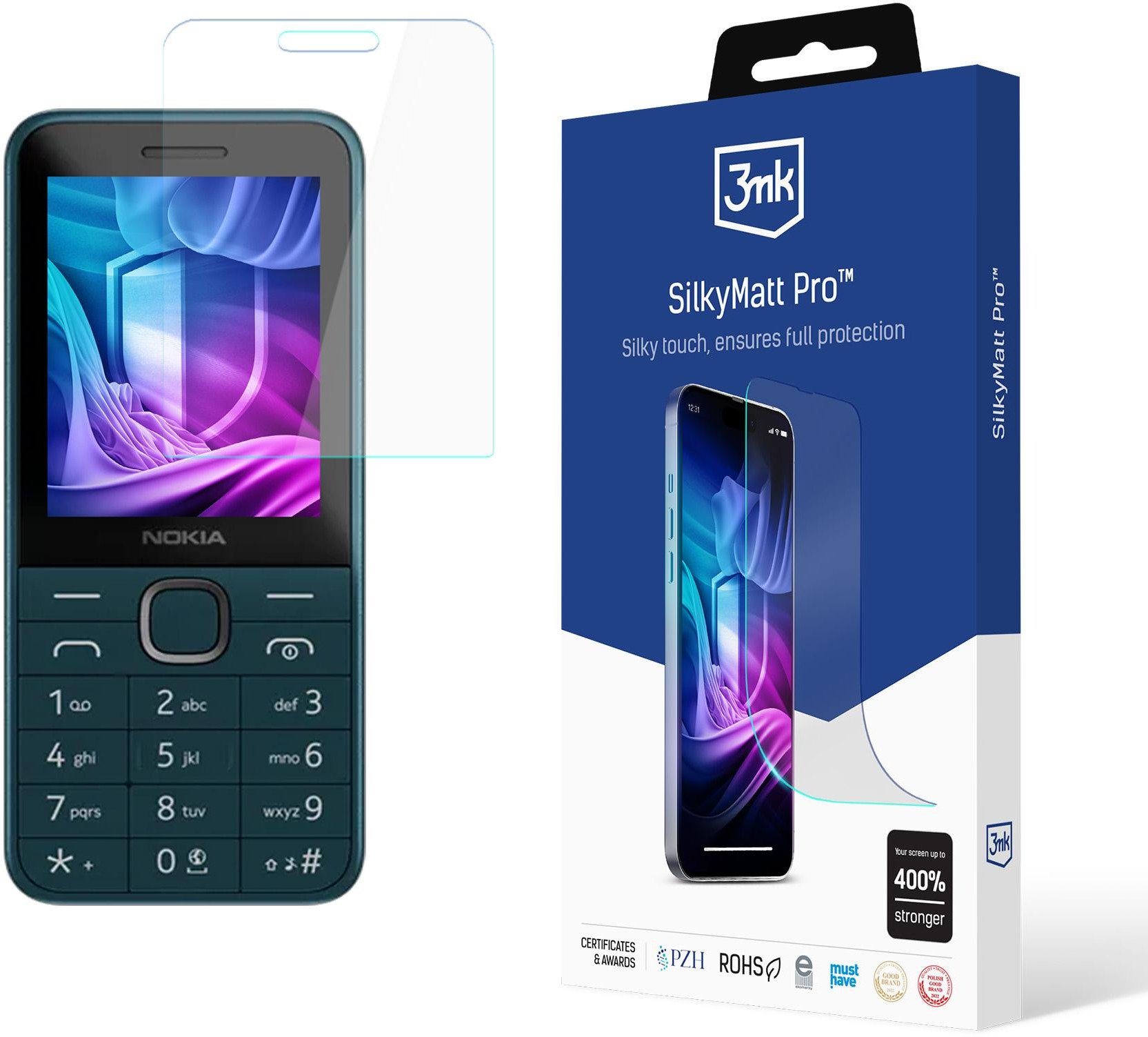 NOKIA 225 4G (2024) - 3MK SILKY MATT PRO
