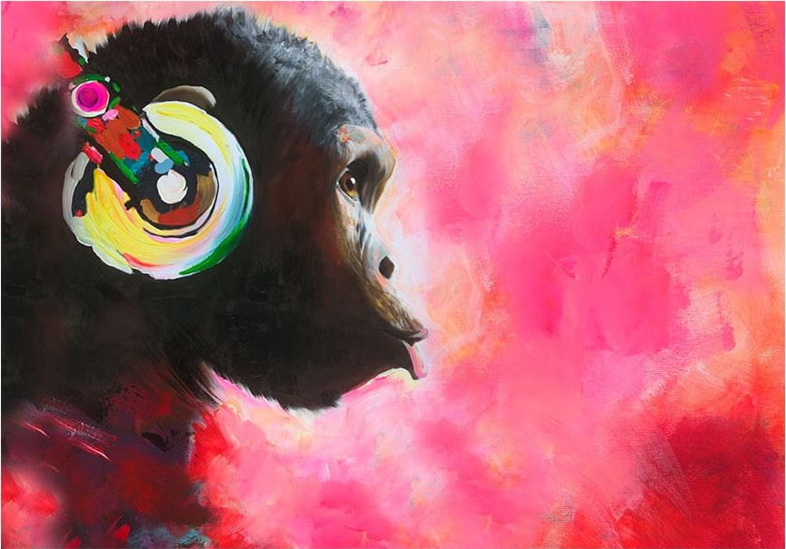 DecoNest Fototapeta - Muzyczny świat - 350X245