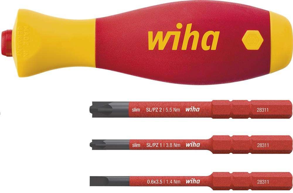 Zestaw wkrętaków VDE 4-częściowy SoftFinish Wiha