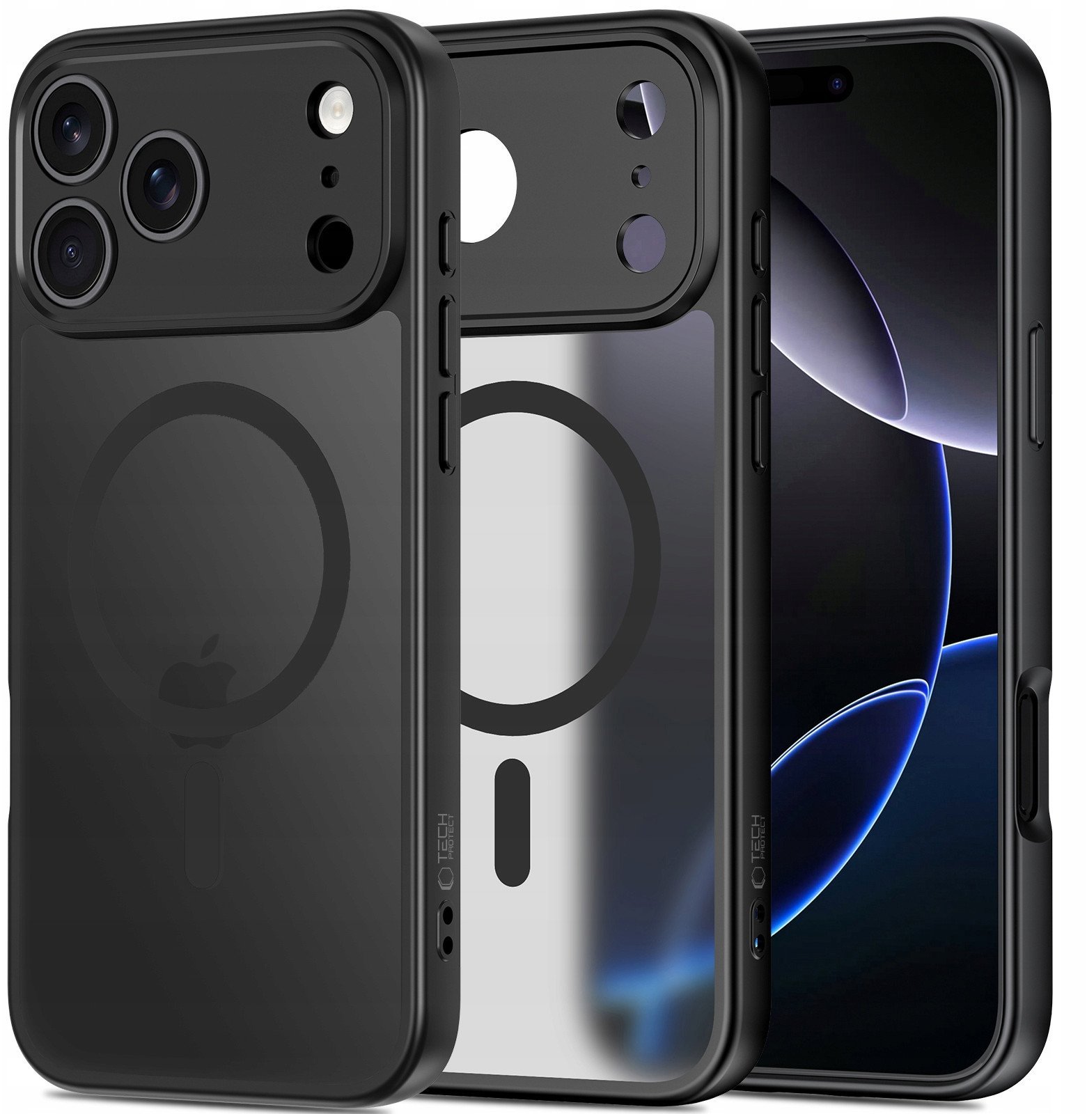 Etui Tech-Protect Basic MagSafe do Apple iPhone 17 Pro Matte Black