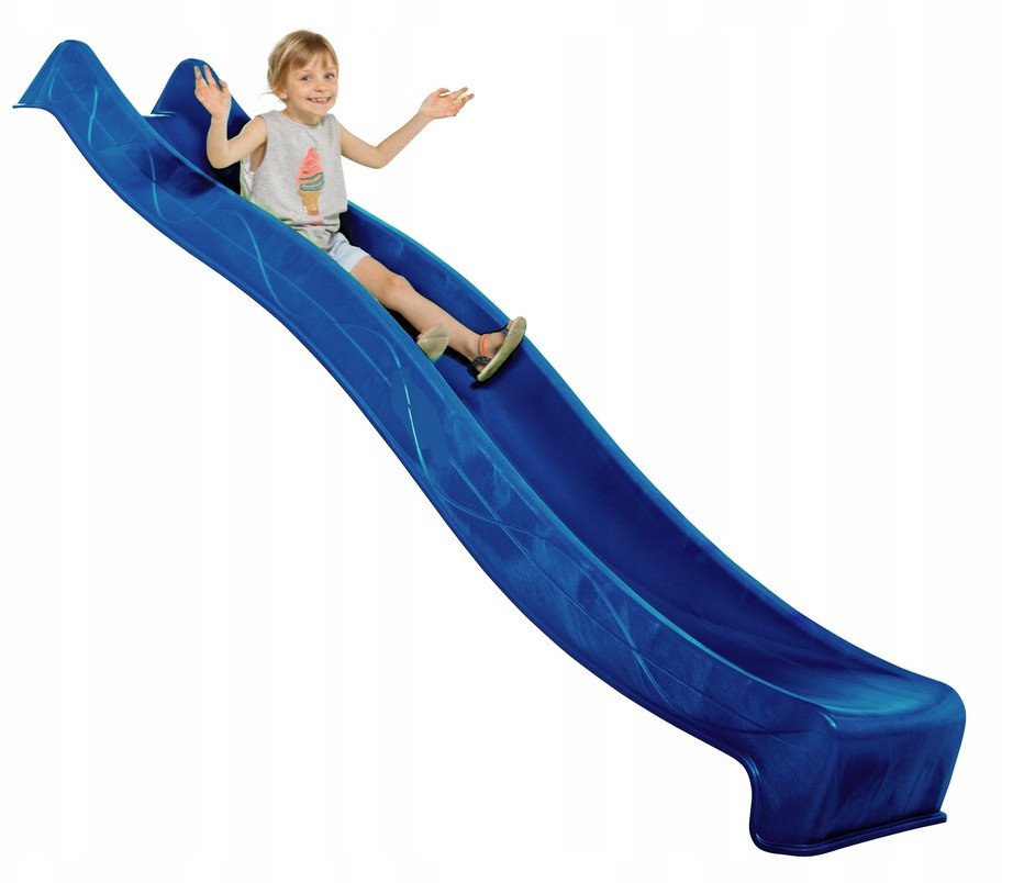Zjeżdżalnia Ślizg Wodna 3 metr Kolor Niebieski KBT