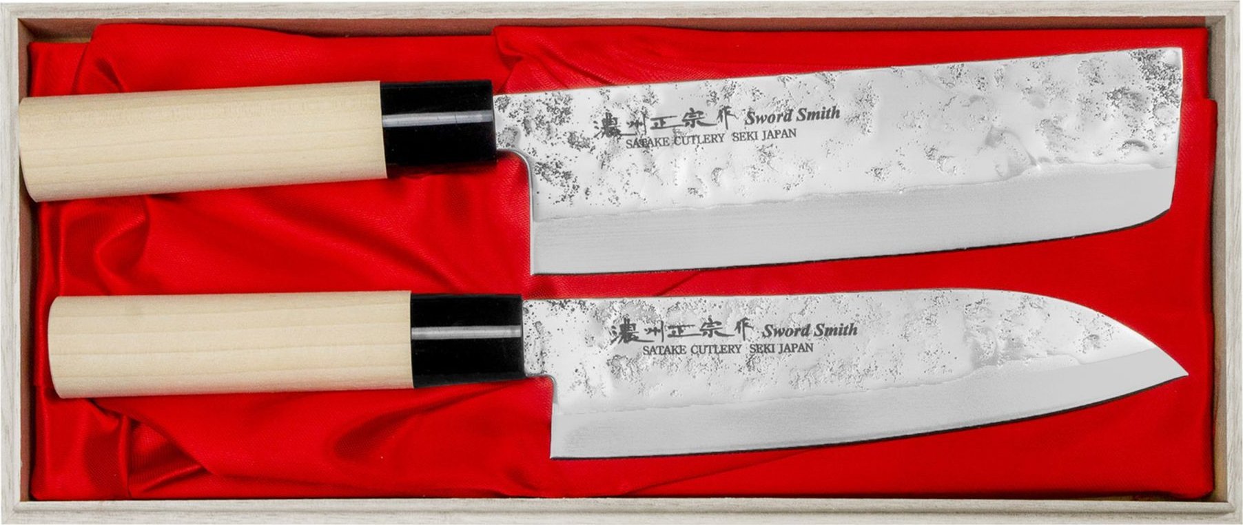 Satake Satake Nashiji Natural Zestaw Santoku + Nakiri