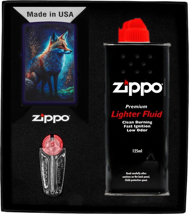 Zestaw ZIPPO Zapalniczka FOX DESIGN Prezentowy No1