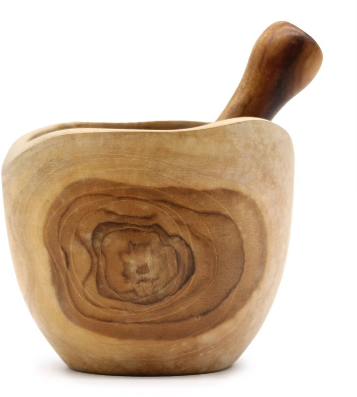 Moździerz z drewna tekowego - Duży