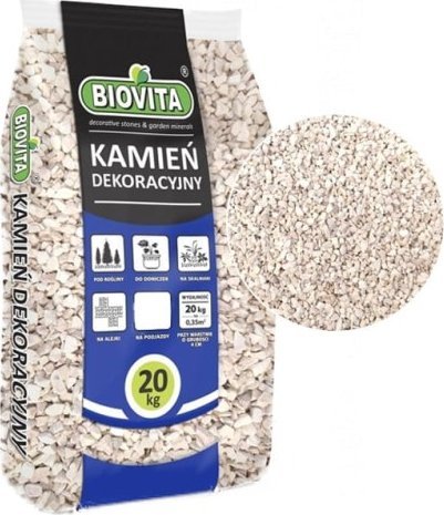 Biovita Kamień ozdobny beżowa Marianna 8-16 mm 20 kg