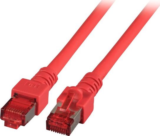 EFB Patch cord S/FTP, kat. 6, LSZH, 1m, miedź, czerwony