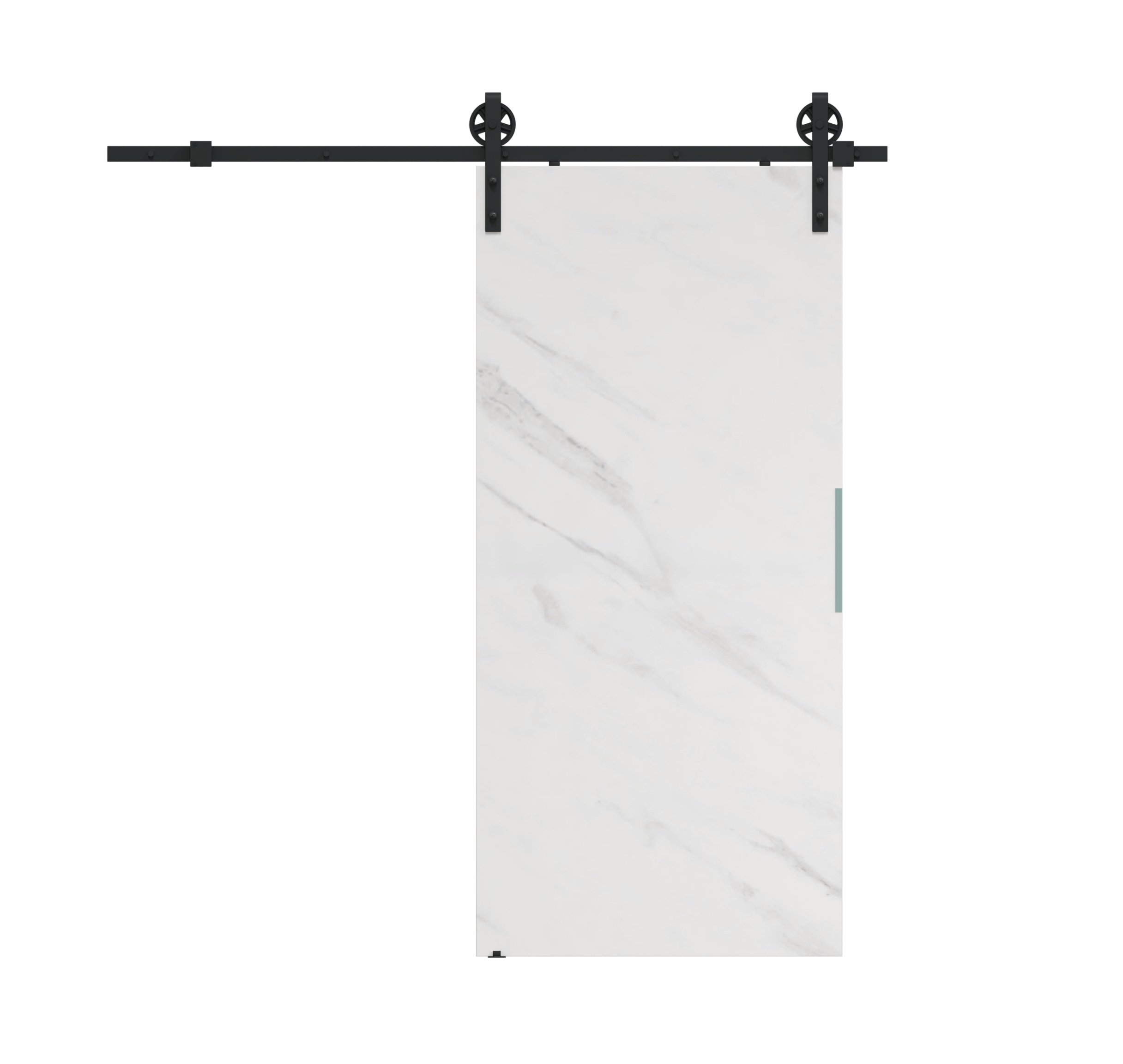 Homedoors Drzwi przesuwne 80 ścienne ALFA LOFT A 04 Marmur Biały 85+ system przesuwny