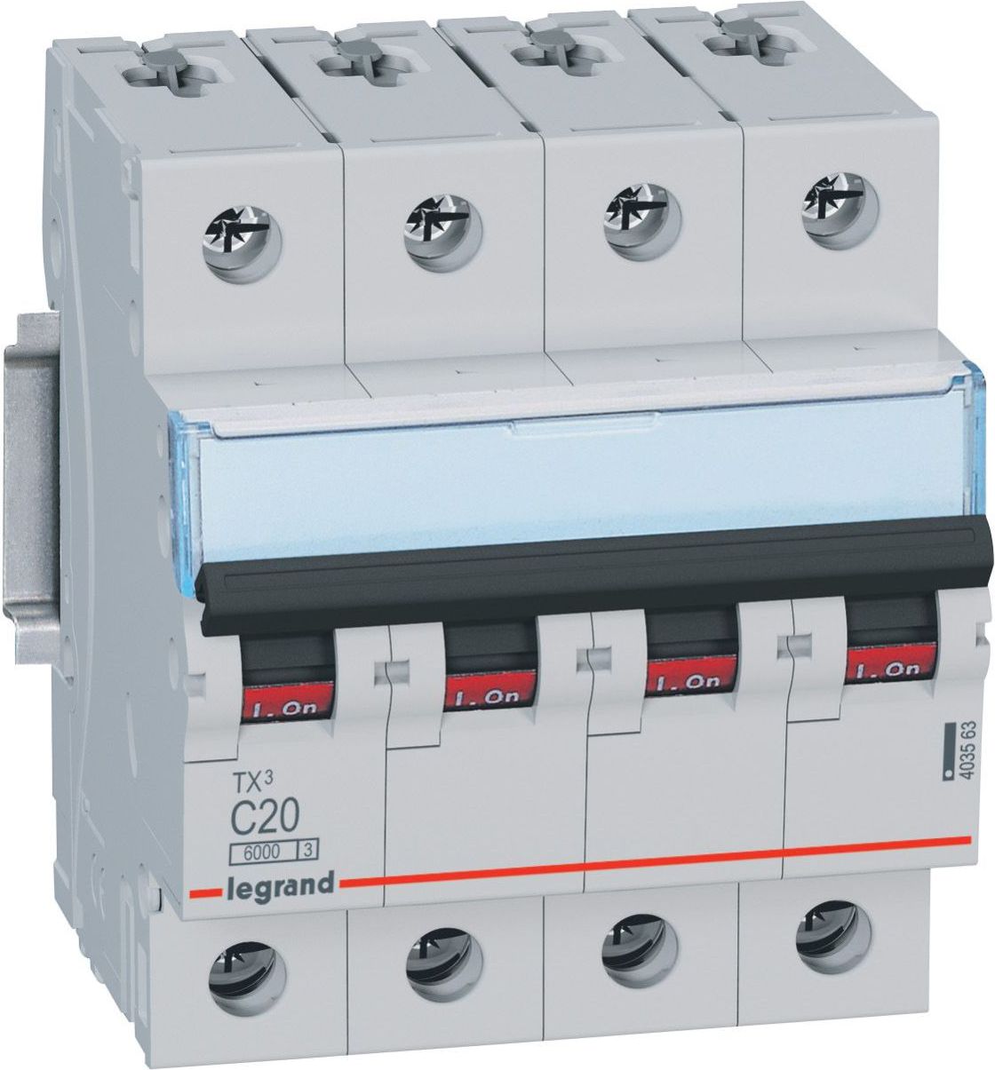 Legrand Wyłącznik nadprądowy S304 C20 TX3 20A 6kA 403563