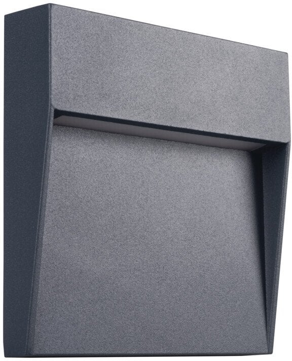 Oprawa naścienna LED prostokątna antracyt DULI LED 4W-NW-L-GR 4W 100lm 4000K IP54 33750