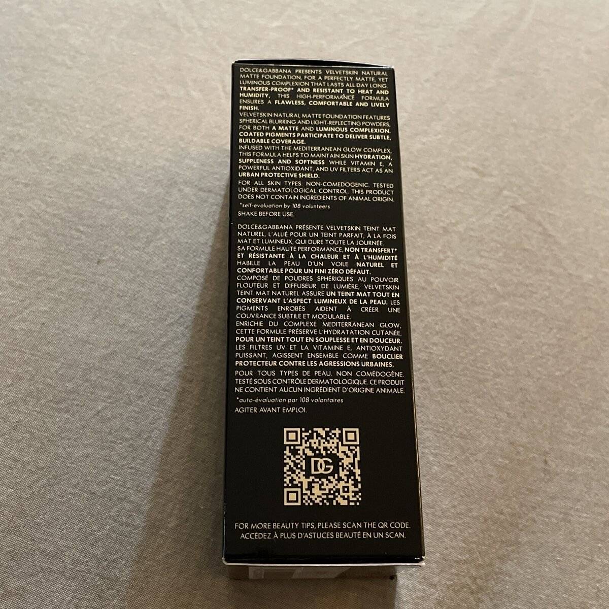 Dolce & Gabbana Dolce & Gabbana, Velvetskin, Matte, Liquid Foundation, 340, SPF 30, 30 ml For Women