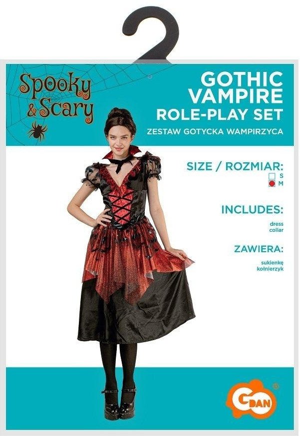 Strój dla dorosłych Gotycka Wampirzyca rozm. M