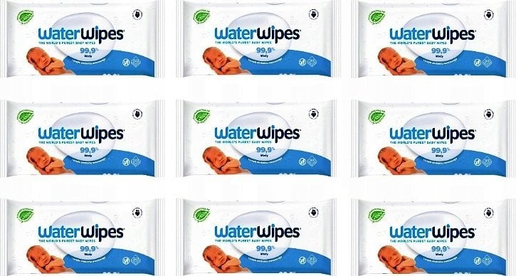 WaterWipes Chusteczki nawilżane BIO 9x60 szt.