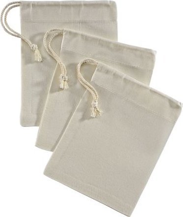 Kuchenprofi Woreczki na przyprawy, 3 szt., bawełna, 11 x 14 cm TEA / Kuchenprofi