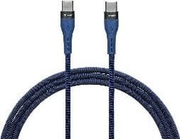 Kabel USB Tracer USB-C - USB-C 1 m Czarny (TRAKBK47494)