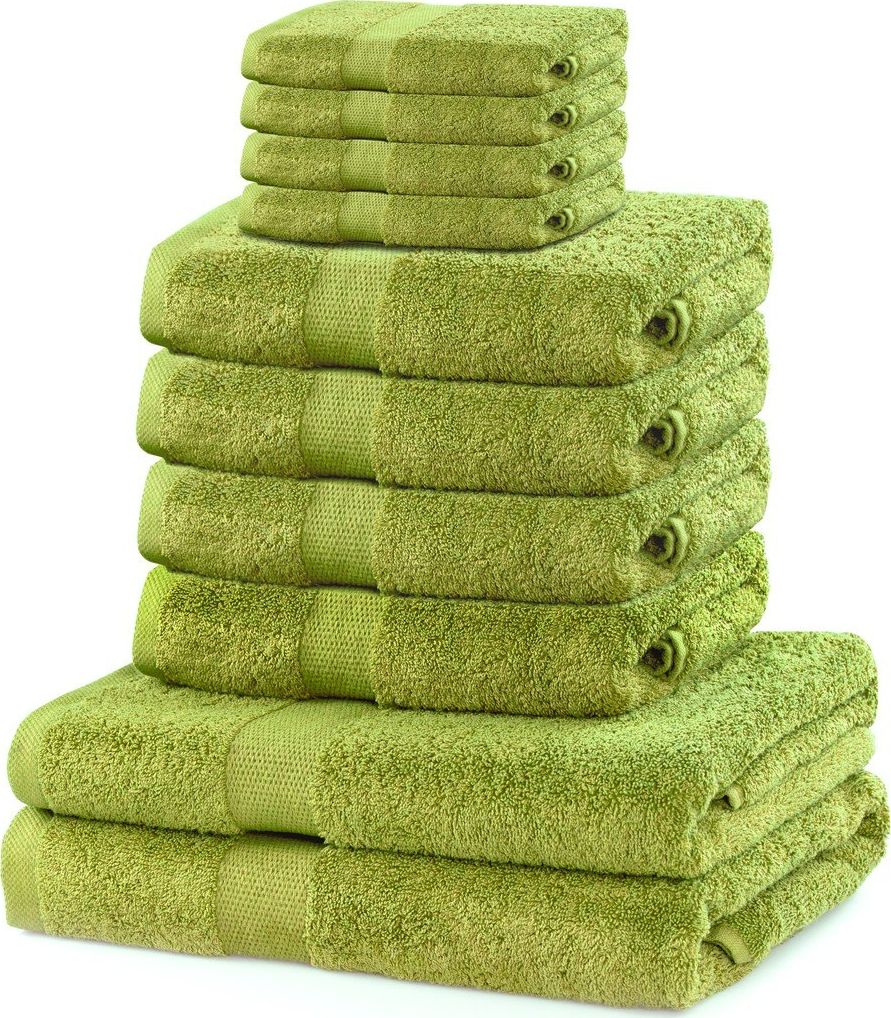 Decoking Komplet 10 ręczników MARINA, kolor seledynowy, DecoKing.