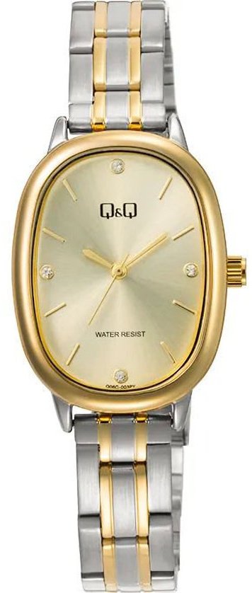 Zegarek Q&Q Q06C-003P damski elegancki owalna koperta .
