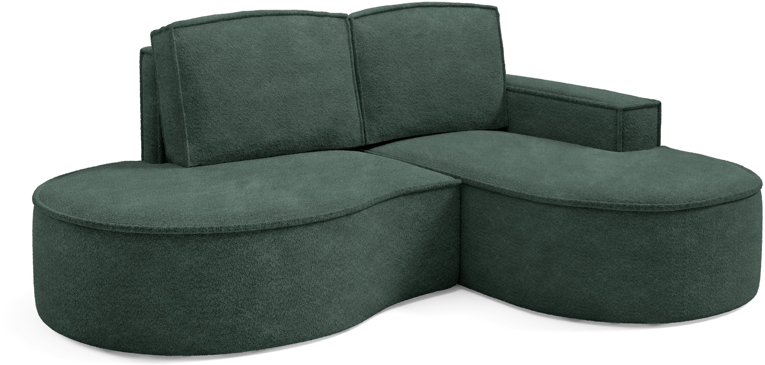 Narożnik , Rogówka MOLLY Boucle , BONELL zaokrąglony , okrągły kształt abriamo 09