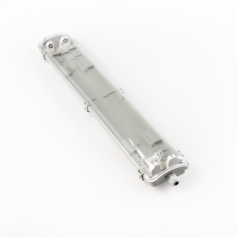 Oprawa hermetyczna do TUB ECO LIGHT 2x120cm IP65 LED KLOSZ PRZEZROCZYSTY