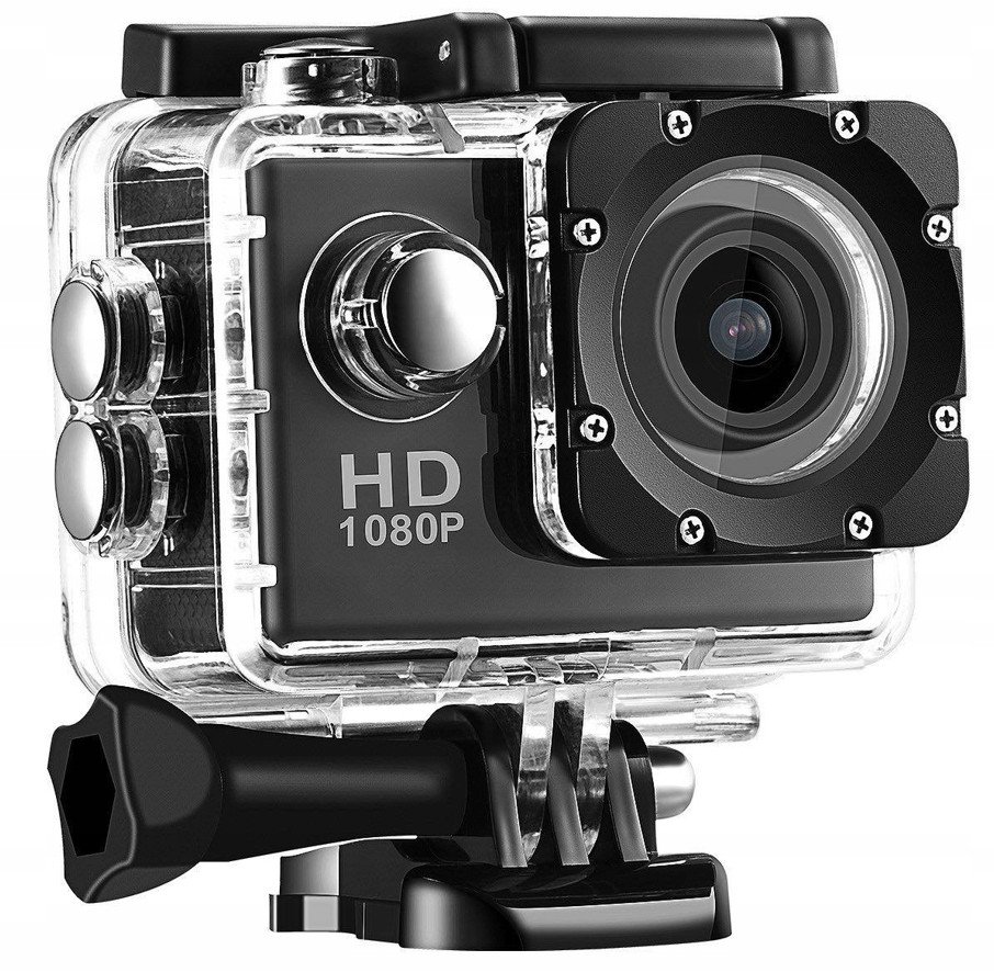 Kamera SPORTOWA 1080p Full HD 2" Akcesoria Wodoszczelna IP66 EXTREME