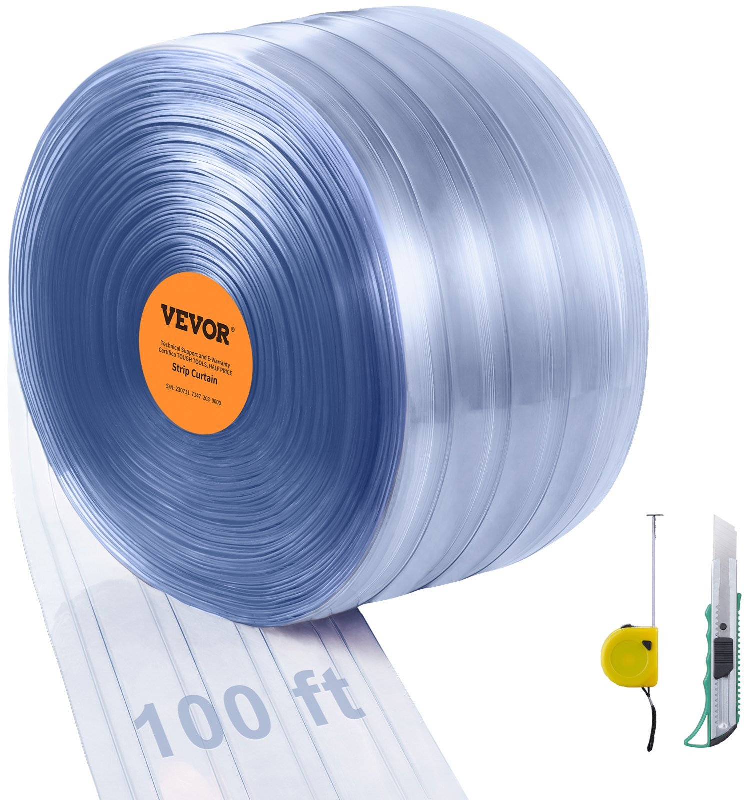 KURTYNA PCV PASY FOLIA PASKOWA PRĄŻKOWANA 3048x30,5 cm