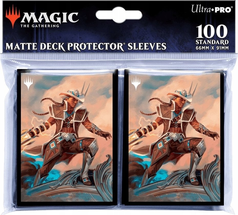 Ultra-Pro Ultra-Pro: Magic the Gathering - Outlaws of Thunder Junction - Matte Deck Protector Sleeves - Annie Flash, The Veteran (100 szt.)