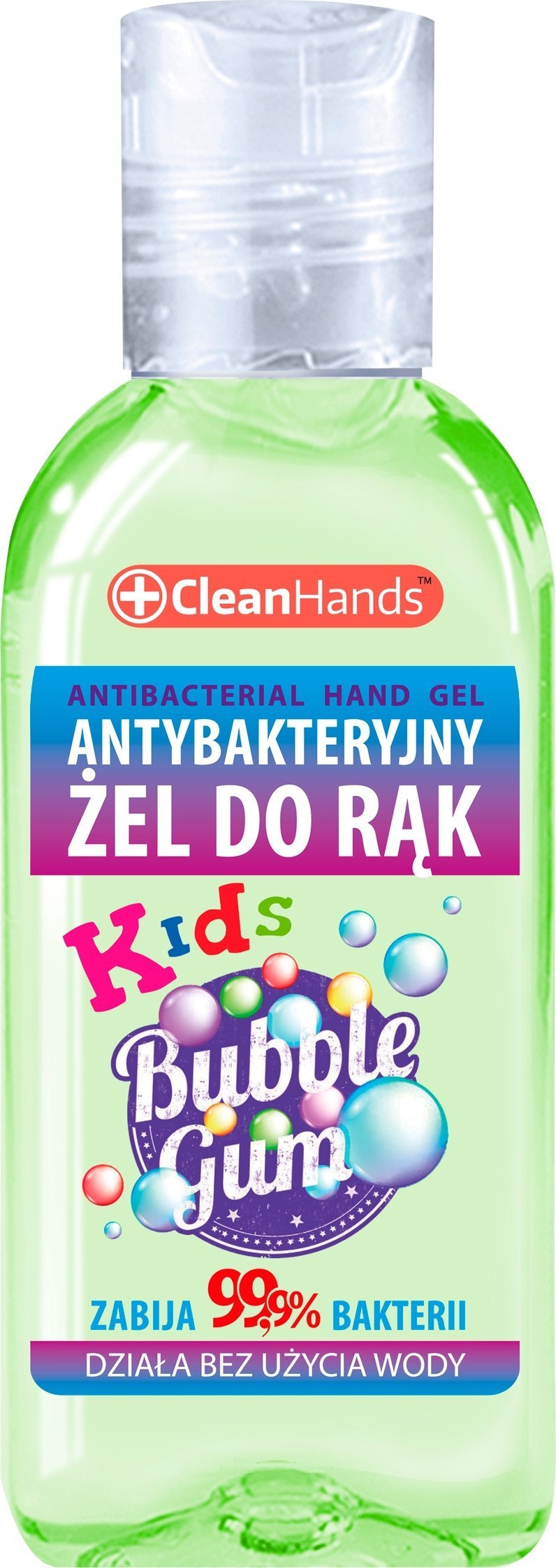 Chemia Antybakteryjny żel do rąk CLEAN HANDS, guma balonowa, 50 ml
