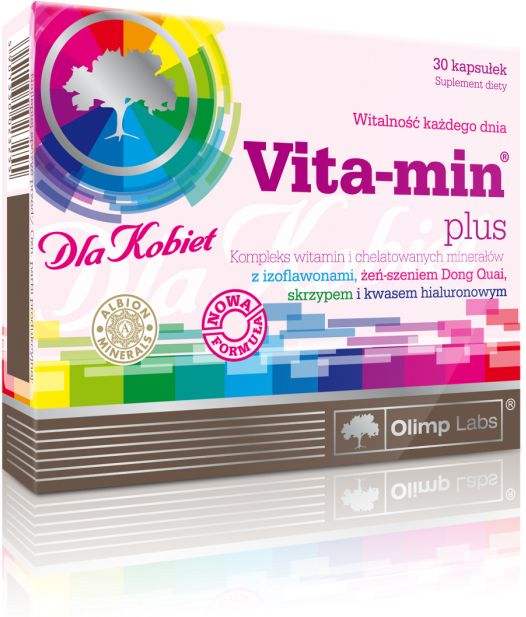 Olimp Vita-Min plus dla kobiet (kwas hialuronowy) 30 kapsułek blistry