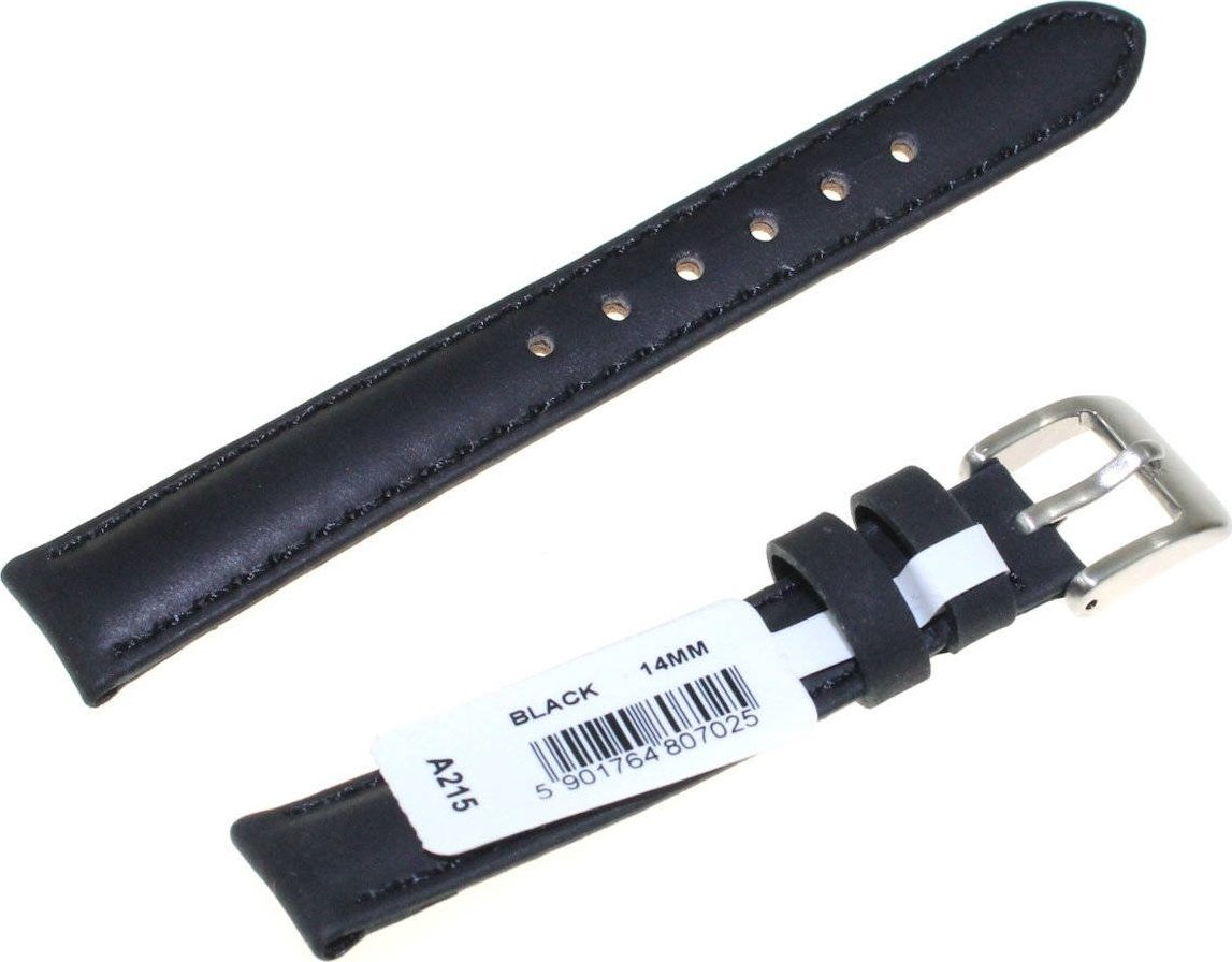 Chermond Skórzany pasek do zegarka 14 mm Chermond A215.14 czarny