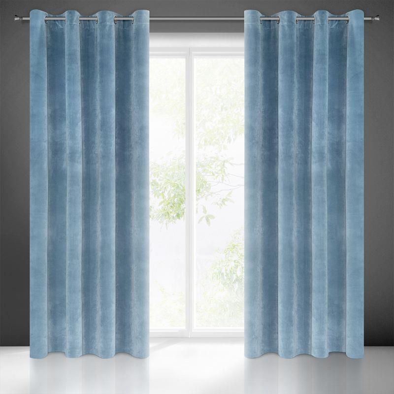 Eurofirany Zasłona gotowa niebieska 140X250 140 x 250 cm