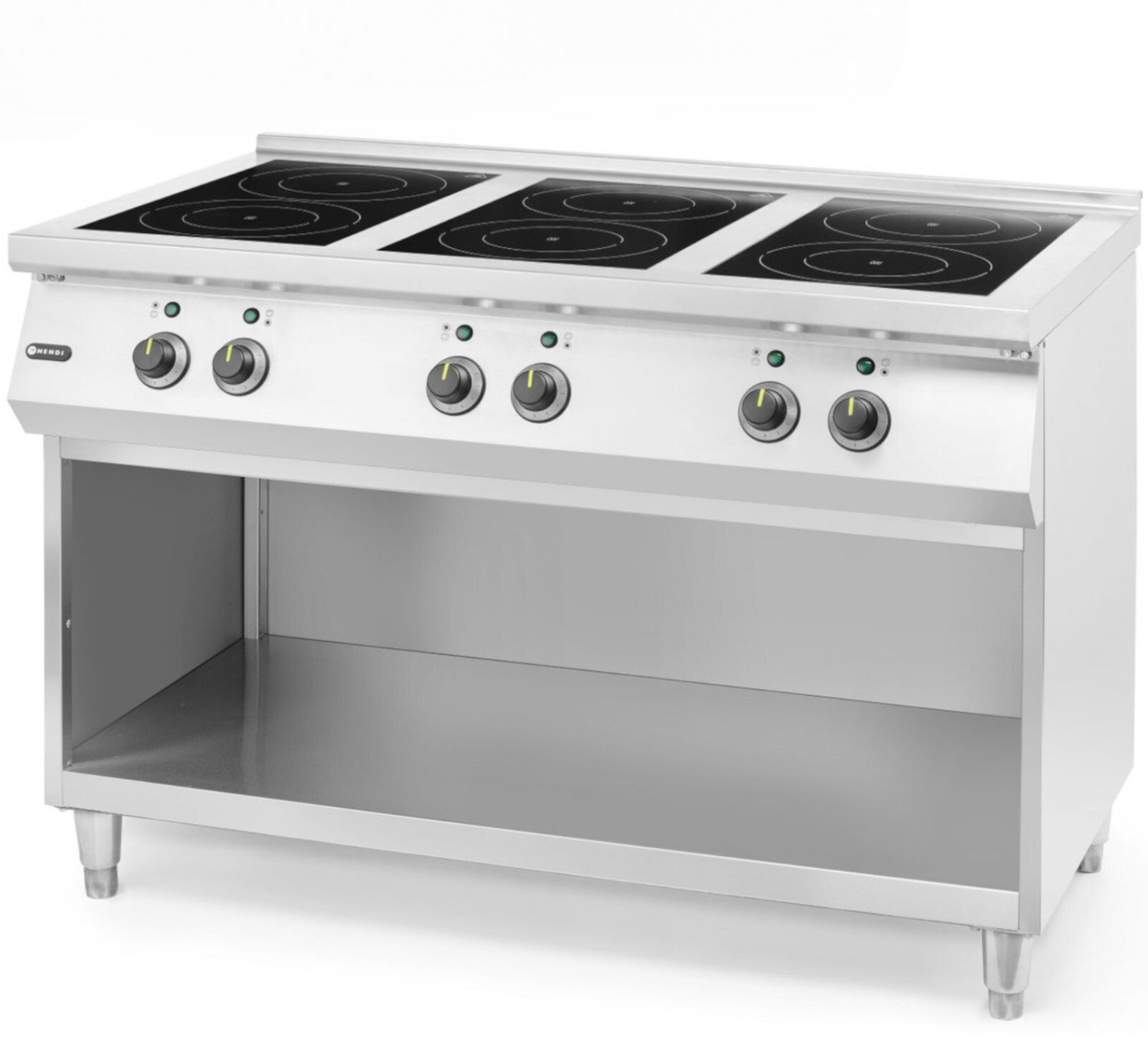Hendi Kuchnia indukcyjna wolnostojąca 6 pól grzewczych 25500 W 120x70x89 cm
