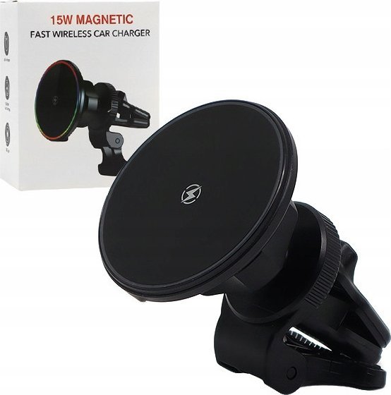 Vega ECOBOX UCHWYT MAGNETYCZNY DO TELEFONU 15W BEZPRZEWODOWA ŁADOWARKA SAMOCHODOWA>