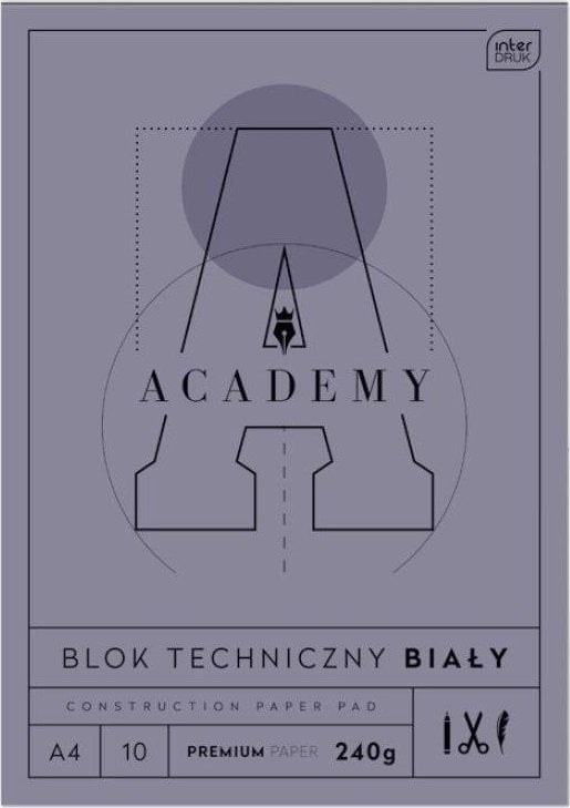 Blok techniczny A4/10K Academy (10szt)