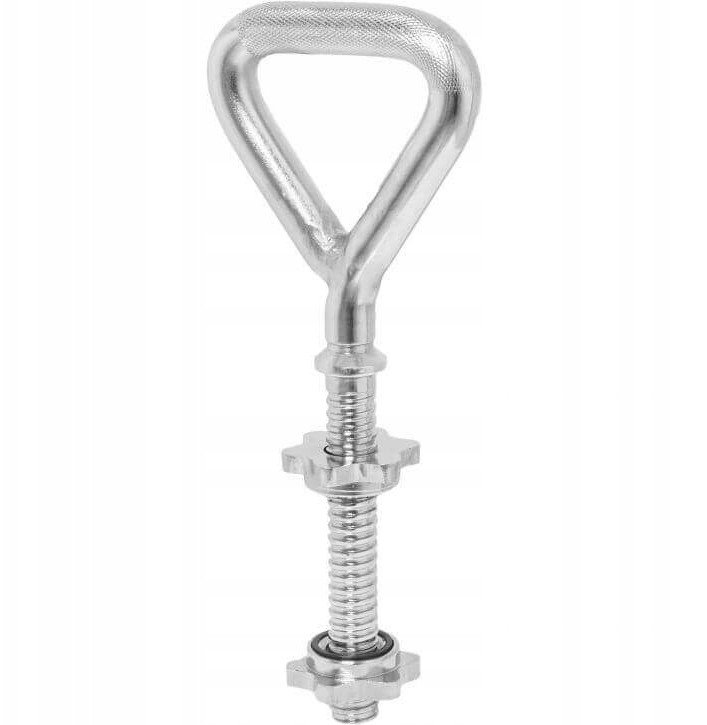 Gryf uchwyt kettlebell regulowany chromowany 30mm