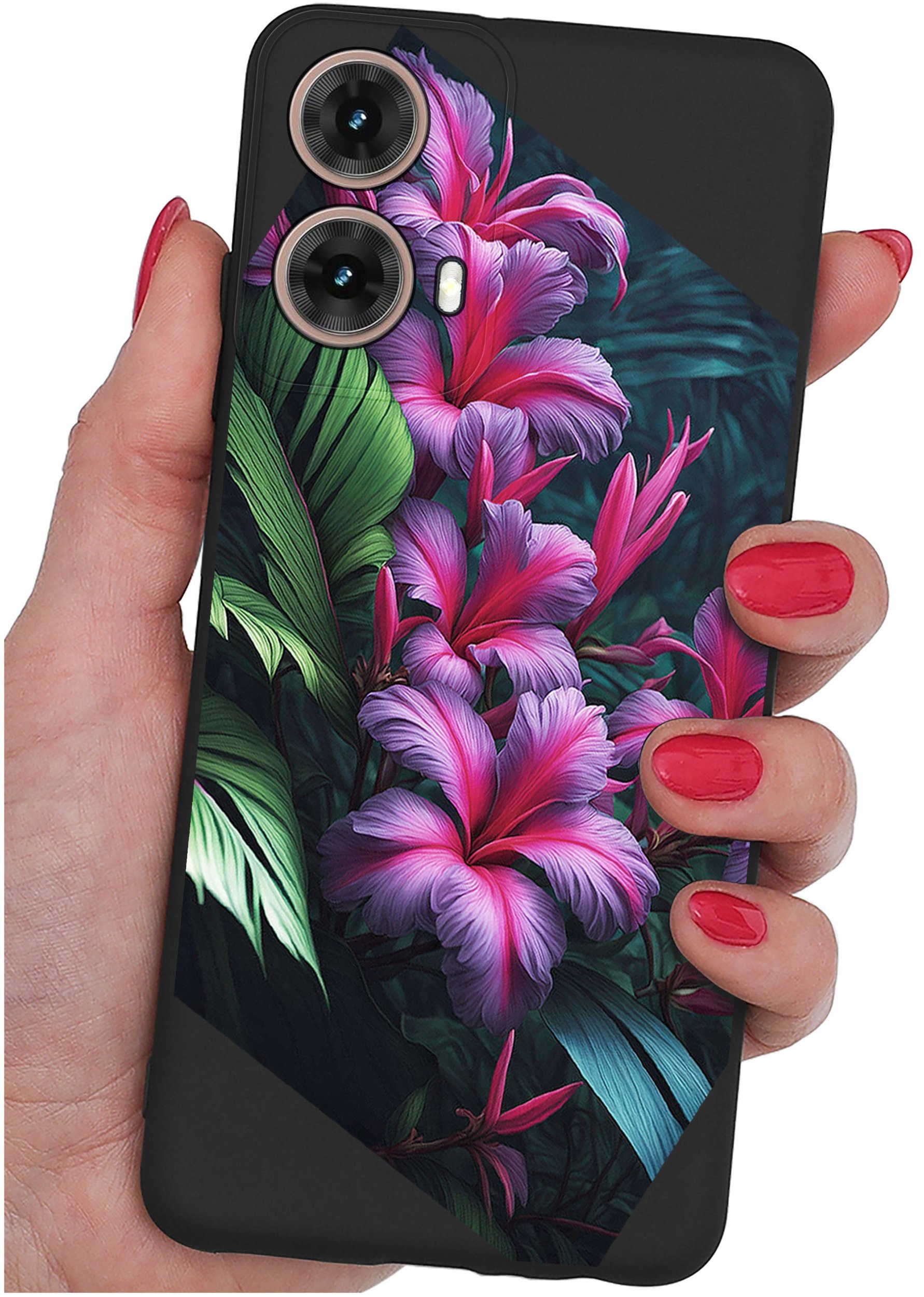 Etui do Motorola Moto G85 5G WZORY |SILIKONOWE MATT CASE