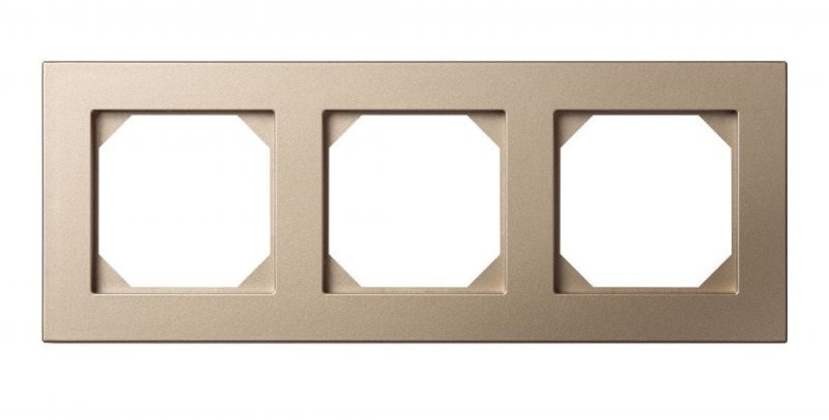 FRAME LIREGUS EPSILON 3-GANG CHAMP.