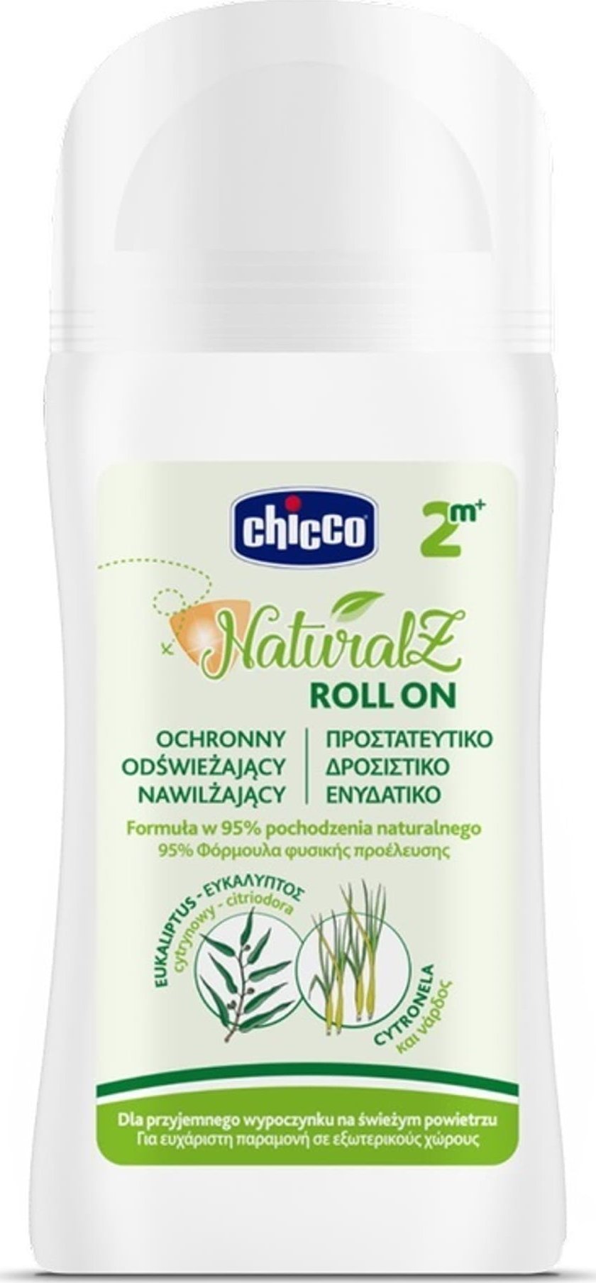 Chicco 167838 ROLL-ON OCHRONNY NATURAL 60ML 2M+