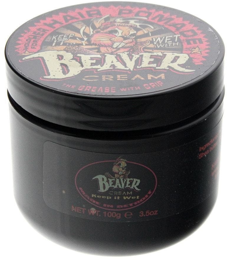 Cock Grease, Beaver Cream Water Type, Hair Styling Pomade, Shine Finish, Extra Hold, 100 g For Women