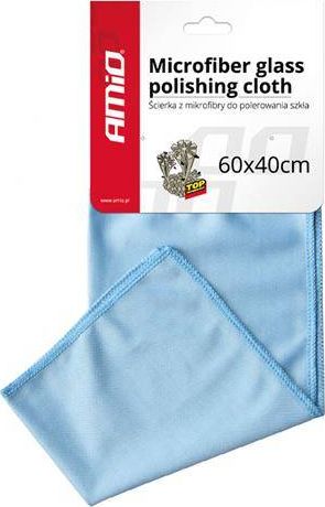 AMiO Ściereczka do polerowania szyb z mikrofibry 40x60cm Cwash-06