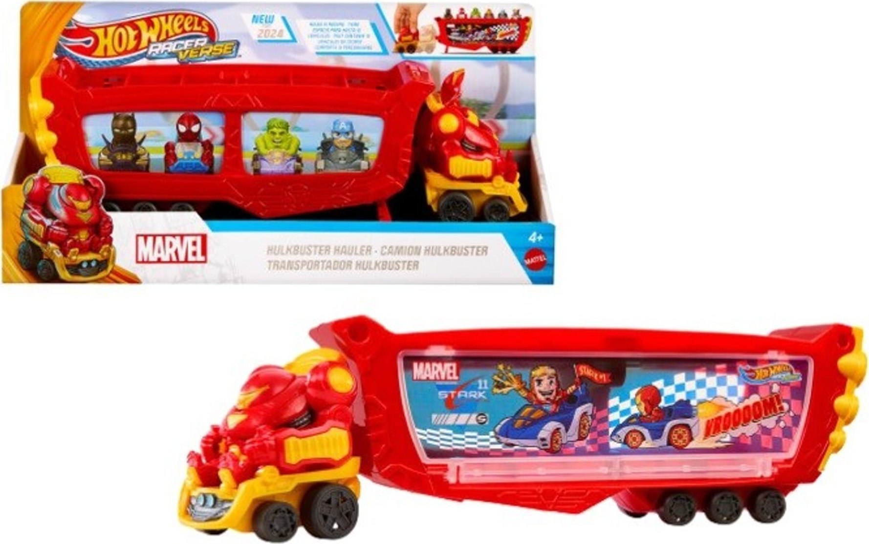 Mattel HW RACERVERSE TRANSPORTER HULKBUSTER HRY02 WB2