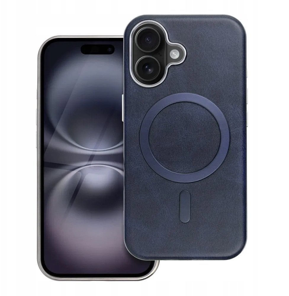 Futerał GENTLEMAN MAG COVER kompatybilny z MagSafe do IPHONE 14 PRO MAX granatowy