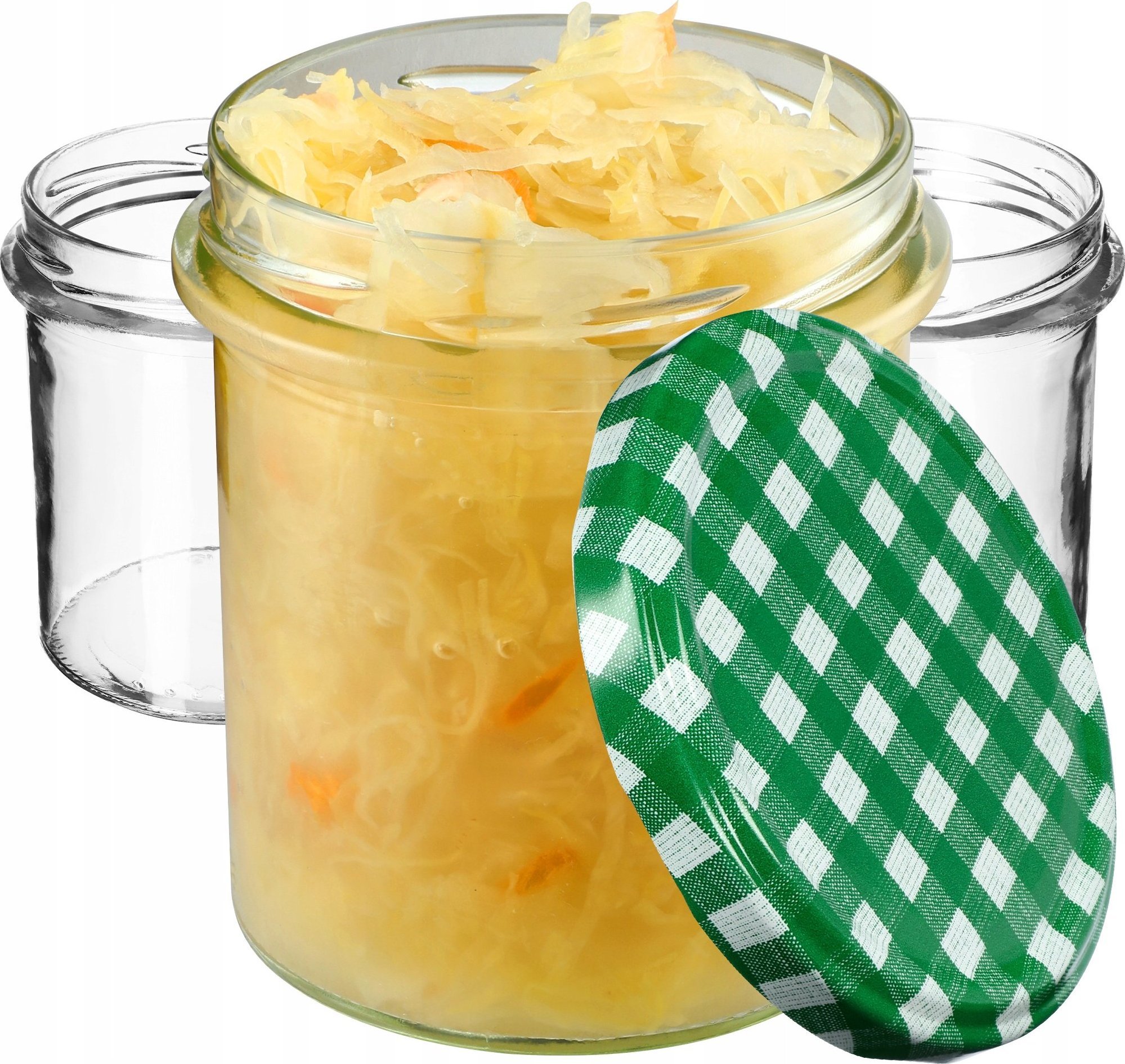 Kadax 100x Słoik 350 ml Na Dżem Miód Mięso Zakrętki fi82