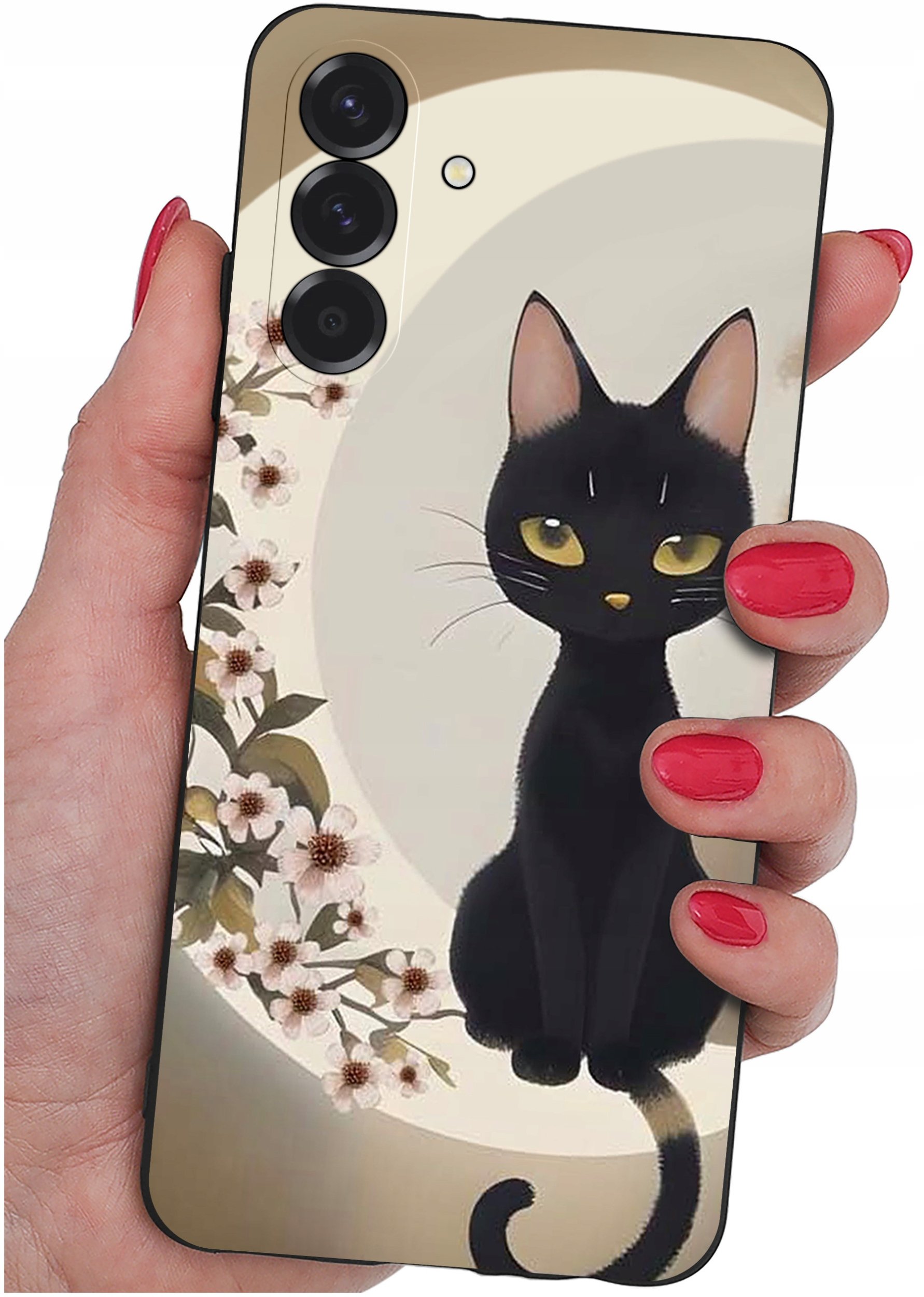 ETUI do Samsung A56 5G | WZORY | SILIKONOWE MATT CASE + SZKŁO 9H