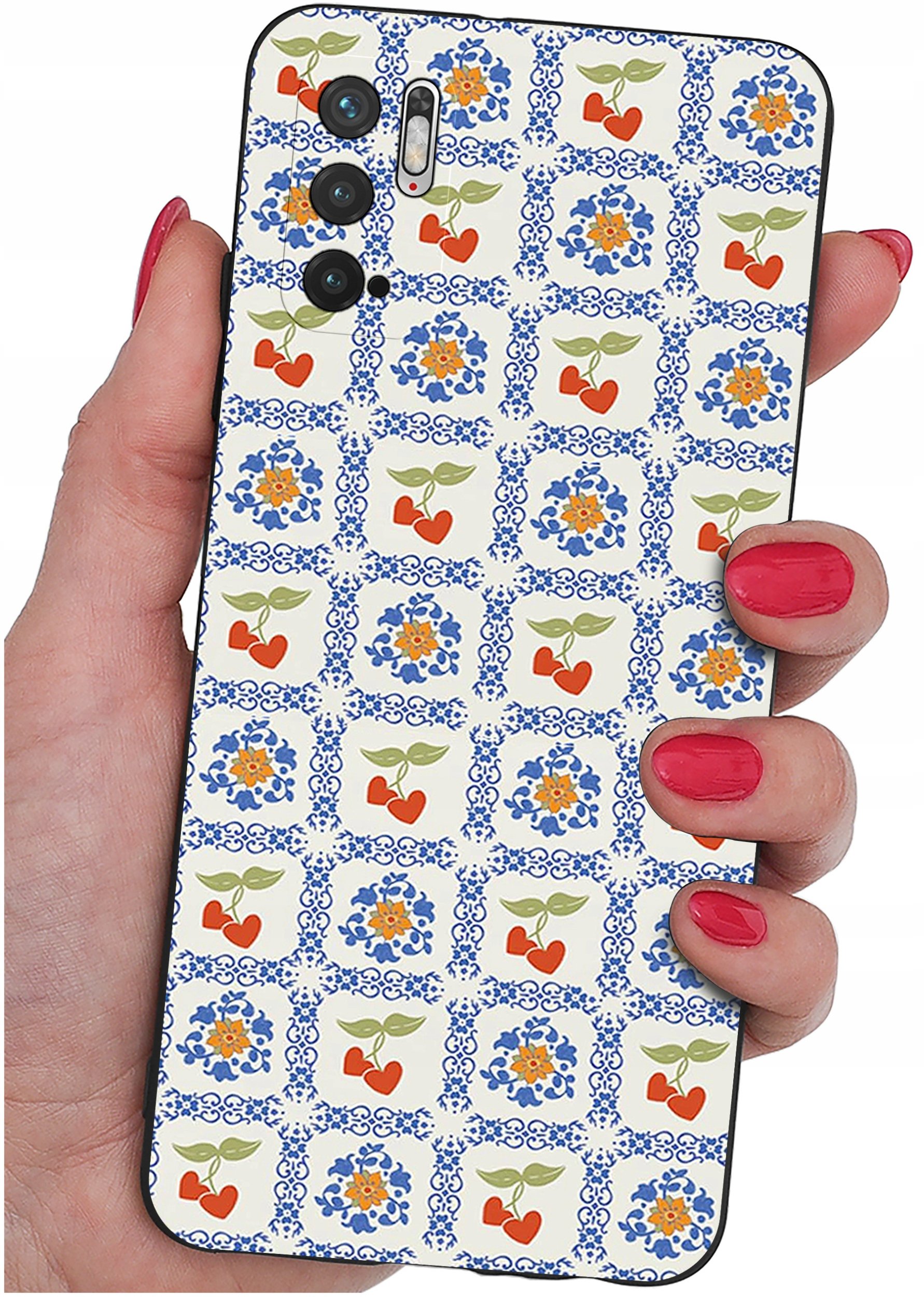 ETUI do Xiaomi Redmi Note 10 5G | WZORY | SILIKONOWE MATT CASE + SZKŁO 9H