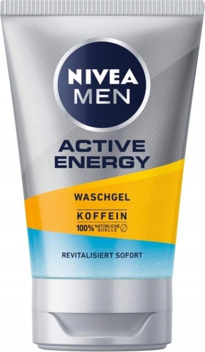 Nivea Men Active Energy żel do mycia twarzy 100ml