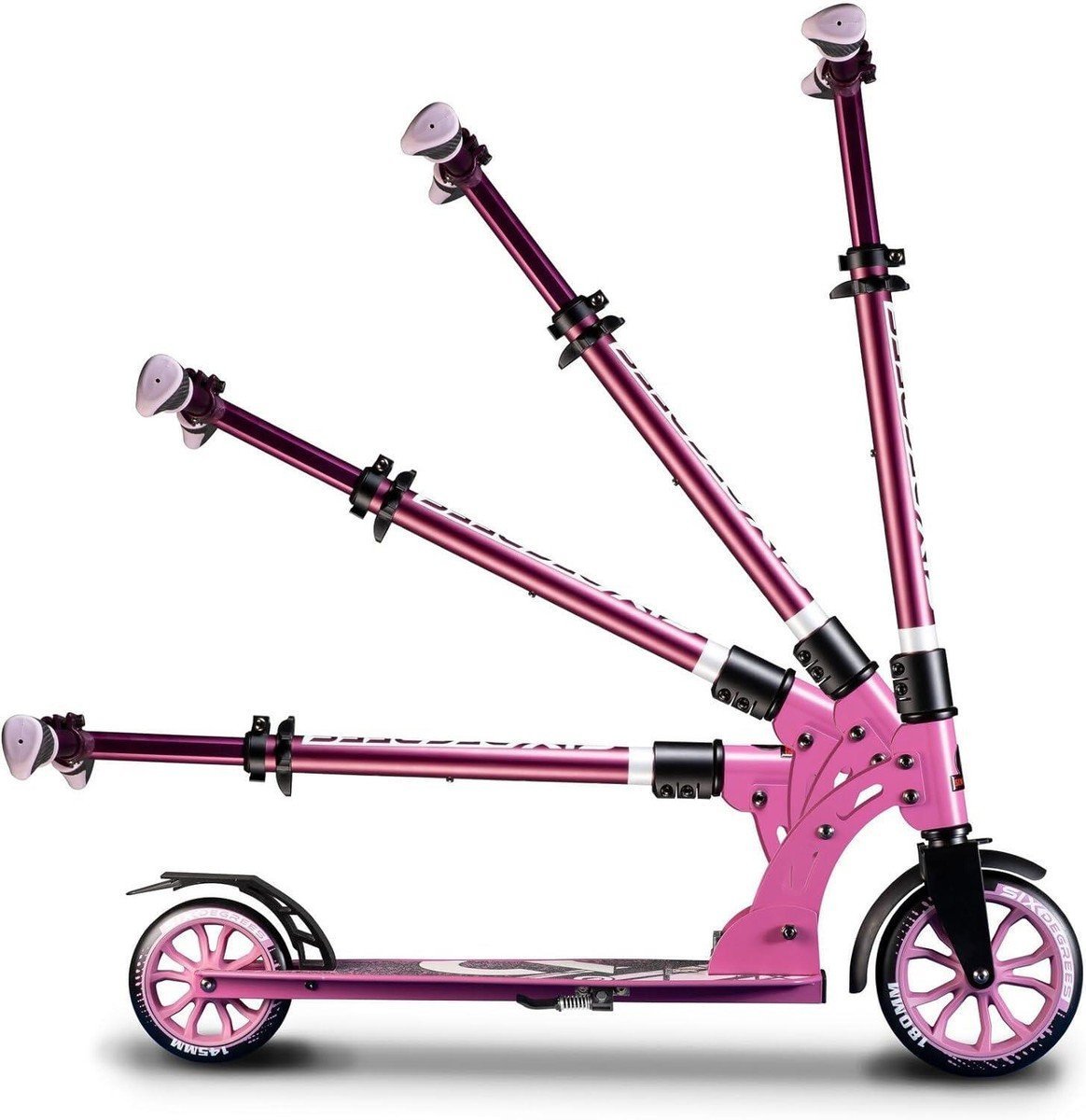 Six Degrees Aluminium Scooter 180/145 mm pink AU 588