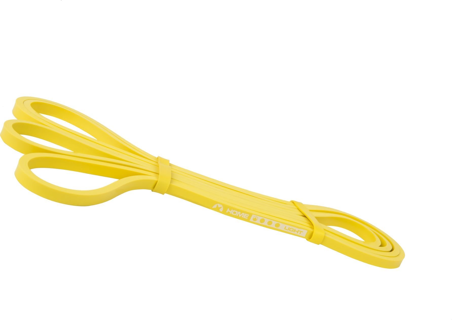 Guma do ćwiczeń Majestic Sport HOME BAND 2080x4,5x6,4 mm LIGHT żółta
